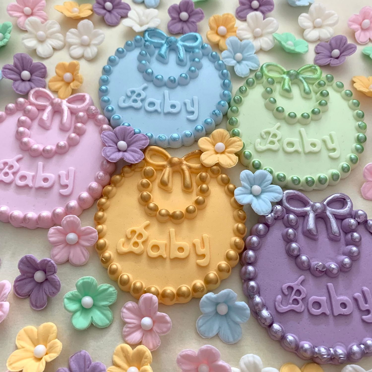 Bib Plaque &amp; Flowers
