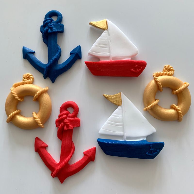 Lifebuoys Anchors Boats