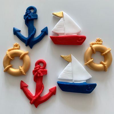 Lifebuoys Anchors Boats