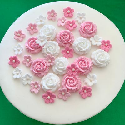 Pink Blush White Rose Mix