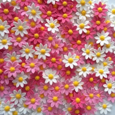 Pink White Marguerite Daisies