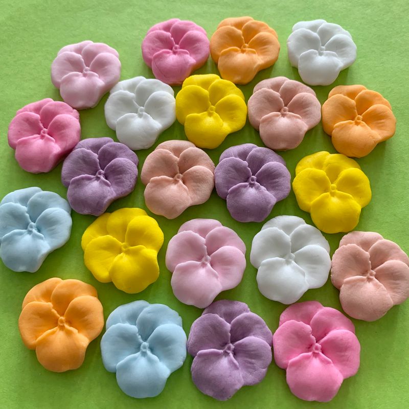 25 Naked Viola Pansy Flowers