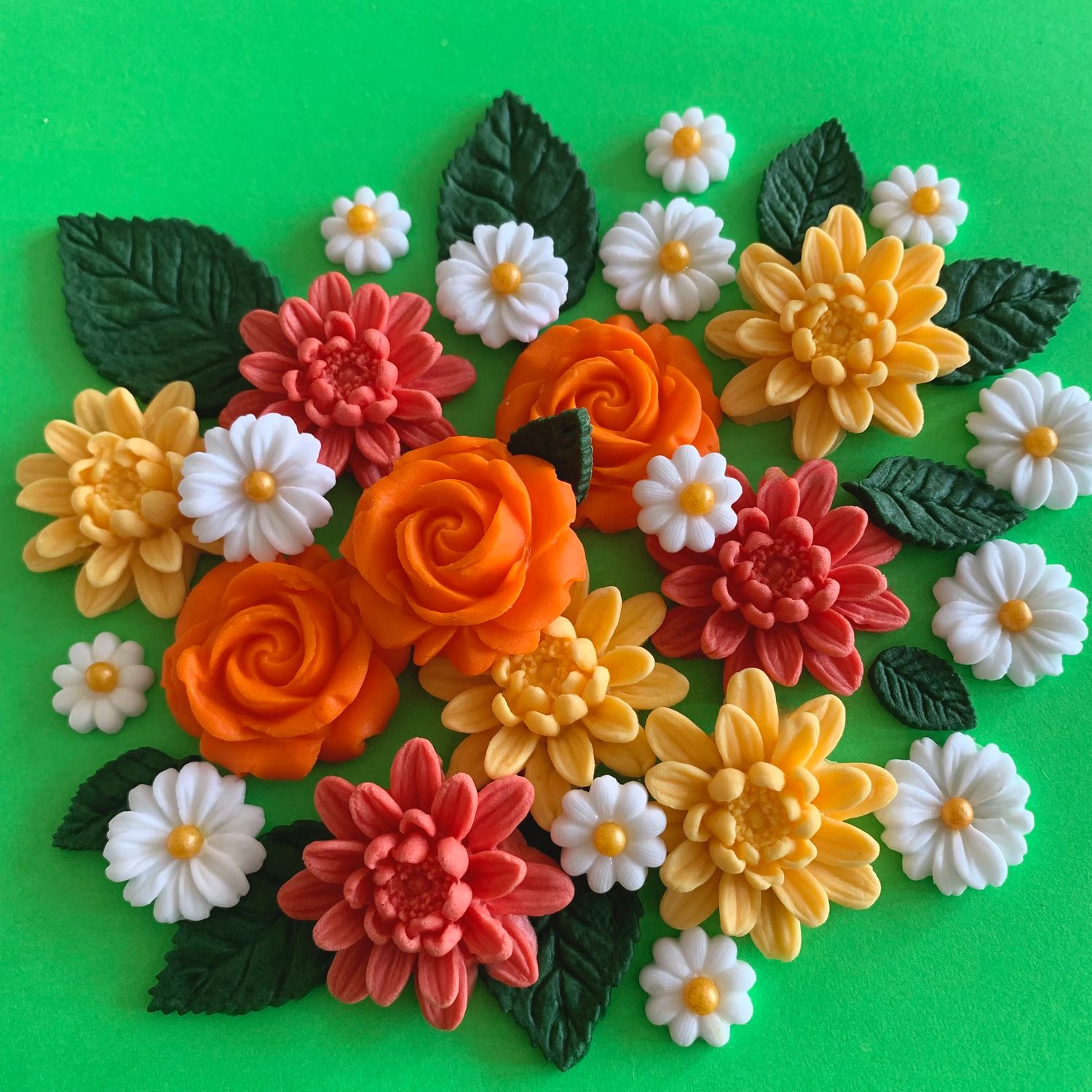 Orange Dahlia Bouquet