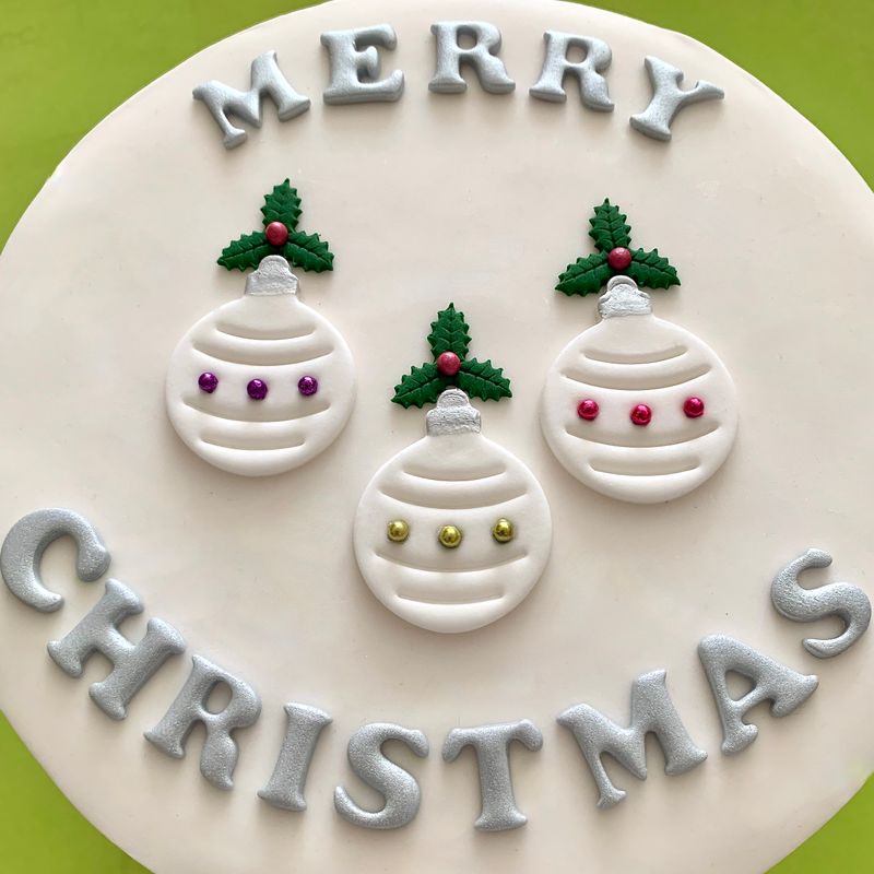 Silver Christmas Baubles