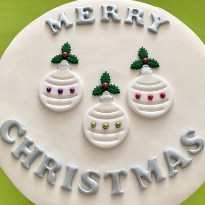 Silver Christmas Baubles