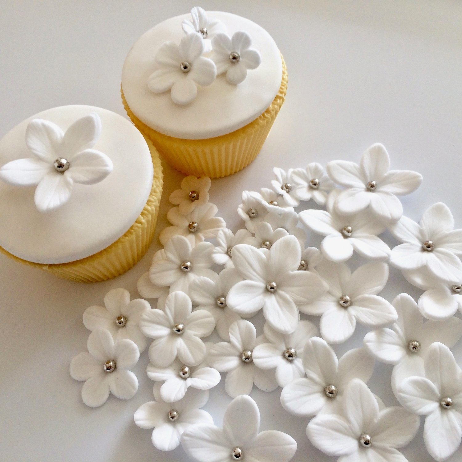 White Sugar Flowers