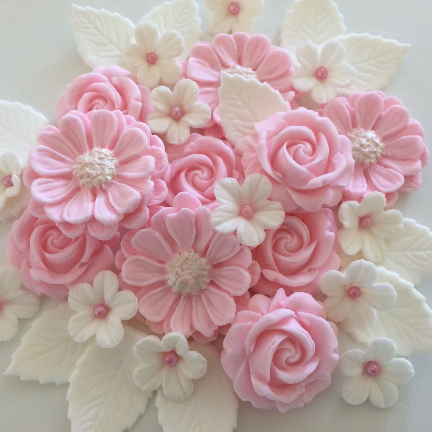 Pink White Rose Bouquet