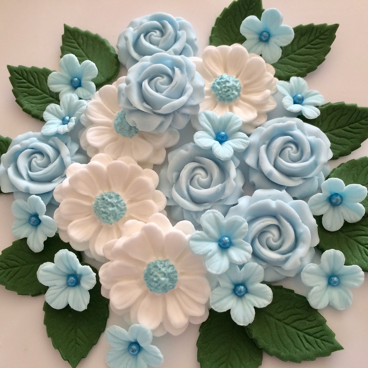 Pale Blue Rose Bouquet