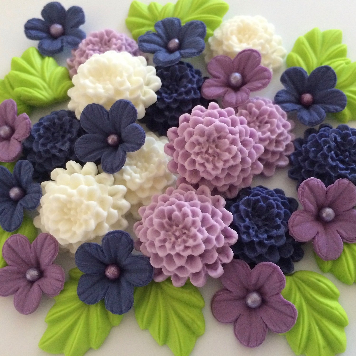 Edible Purple Chrysanthemums For Cakes