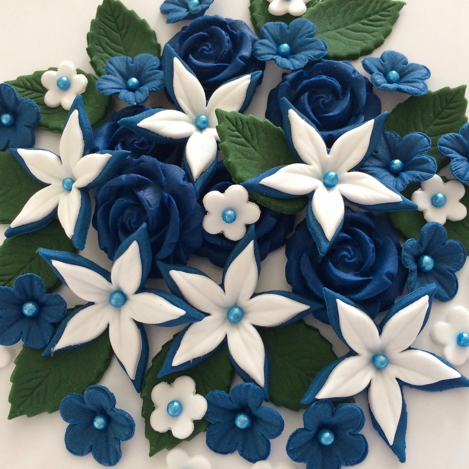 Royal Blue Petal Bouquet