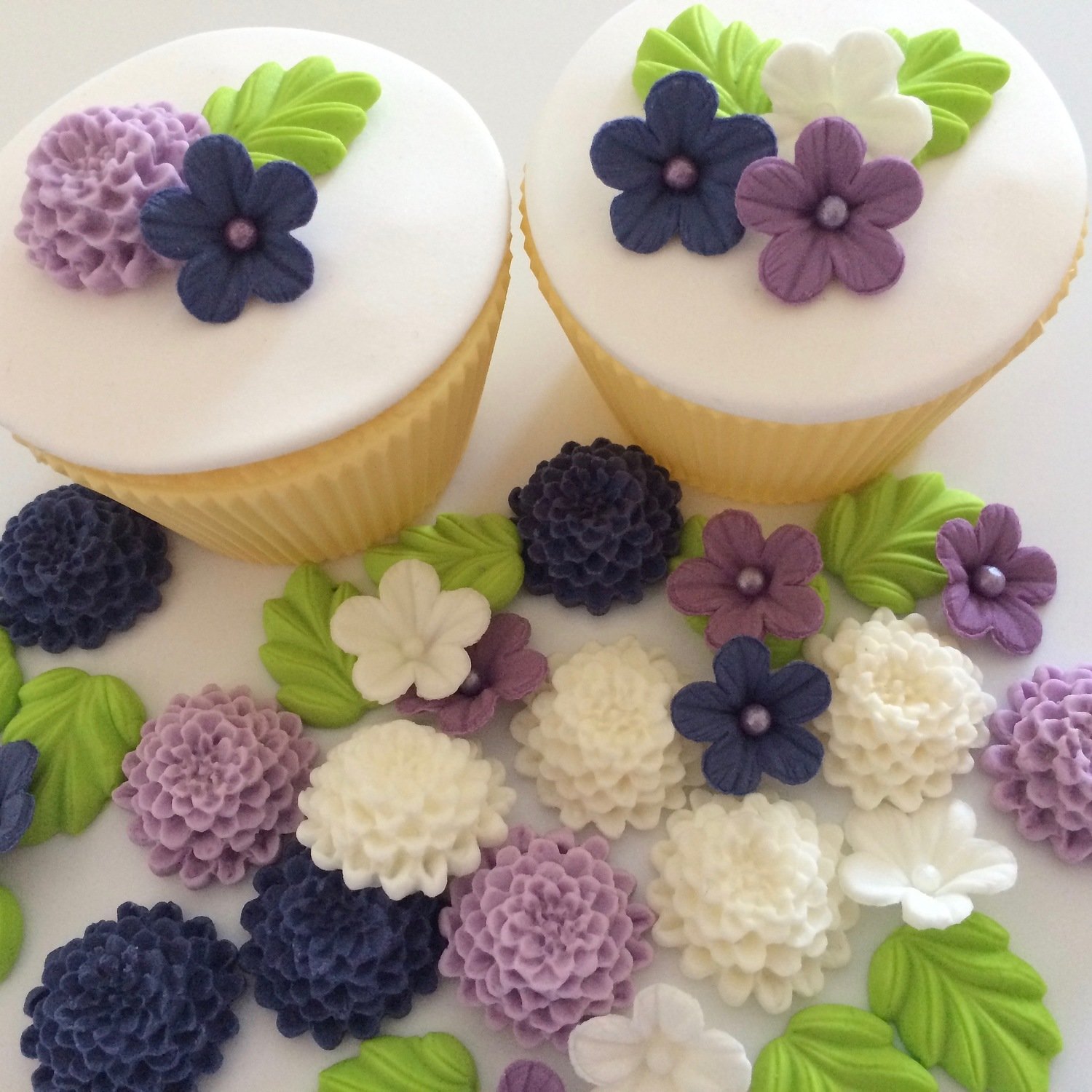 Purple Sugar Flowers