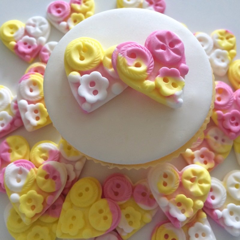 Button Sugar Hearts