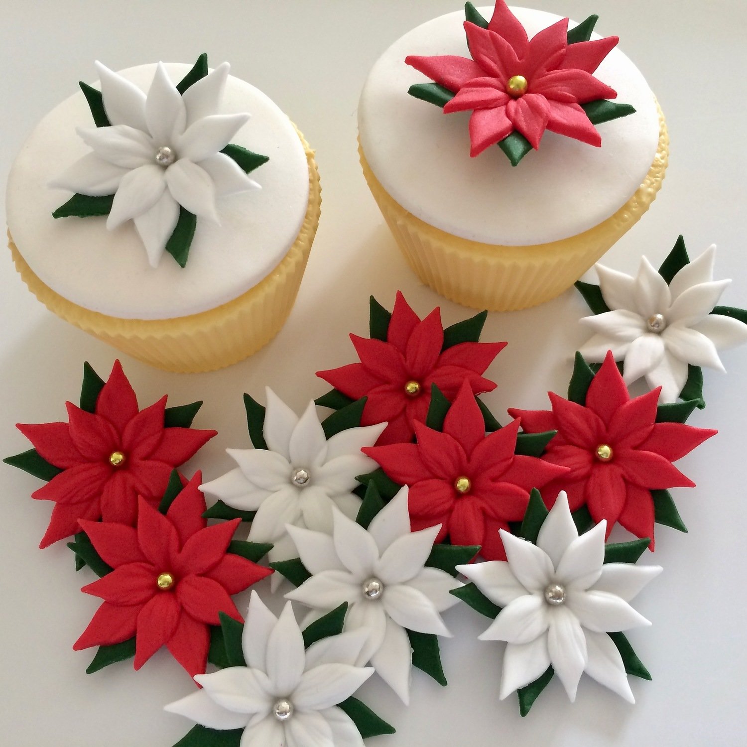 Edible Poinsettias