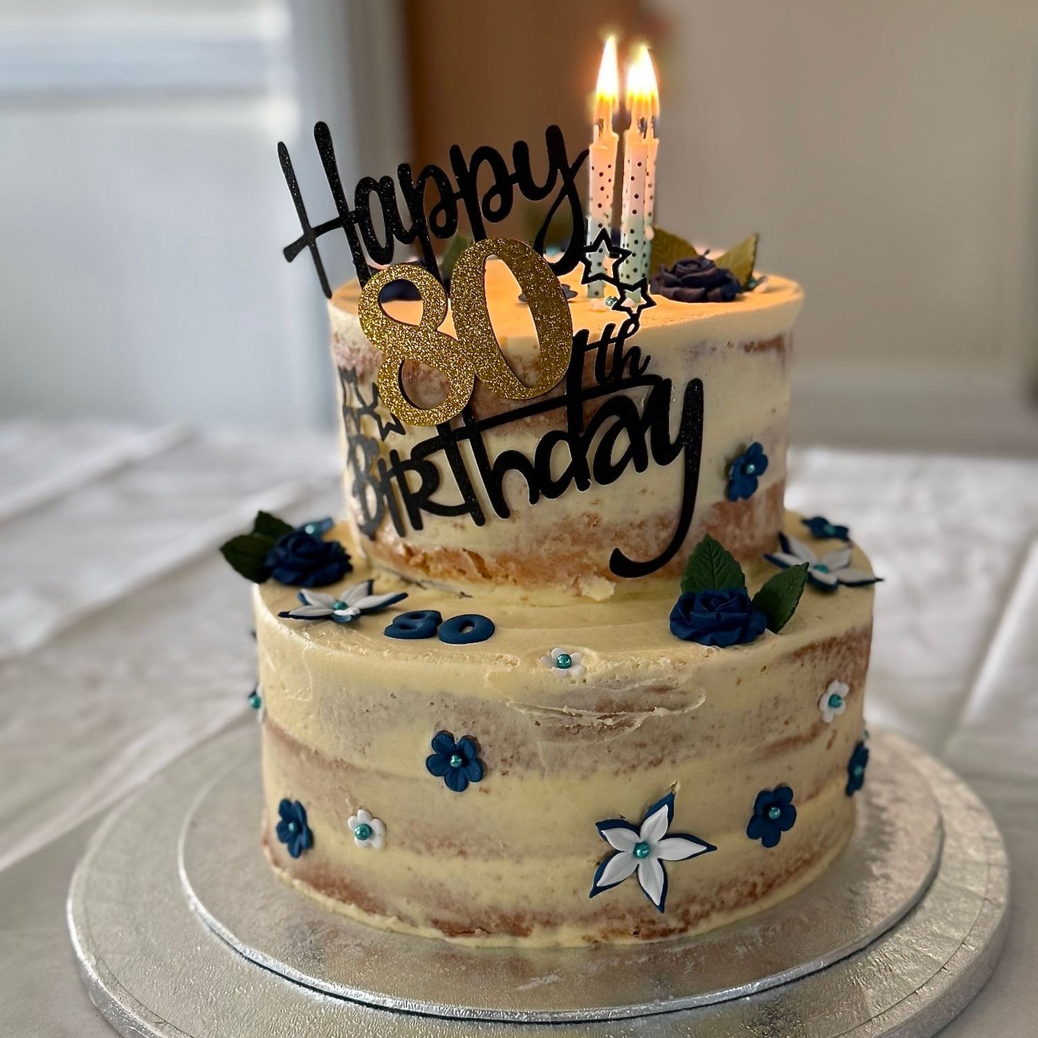 Royal Blue Petal Bouquet