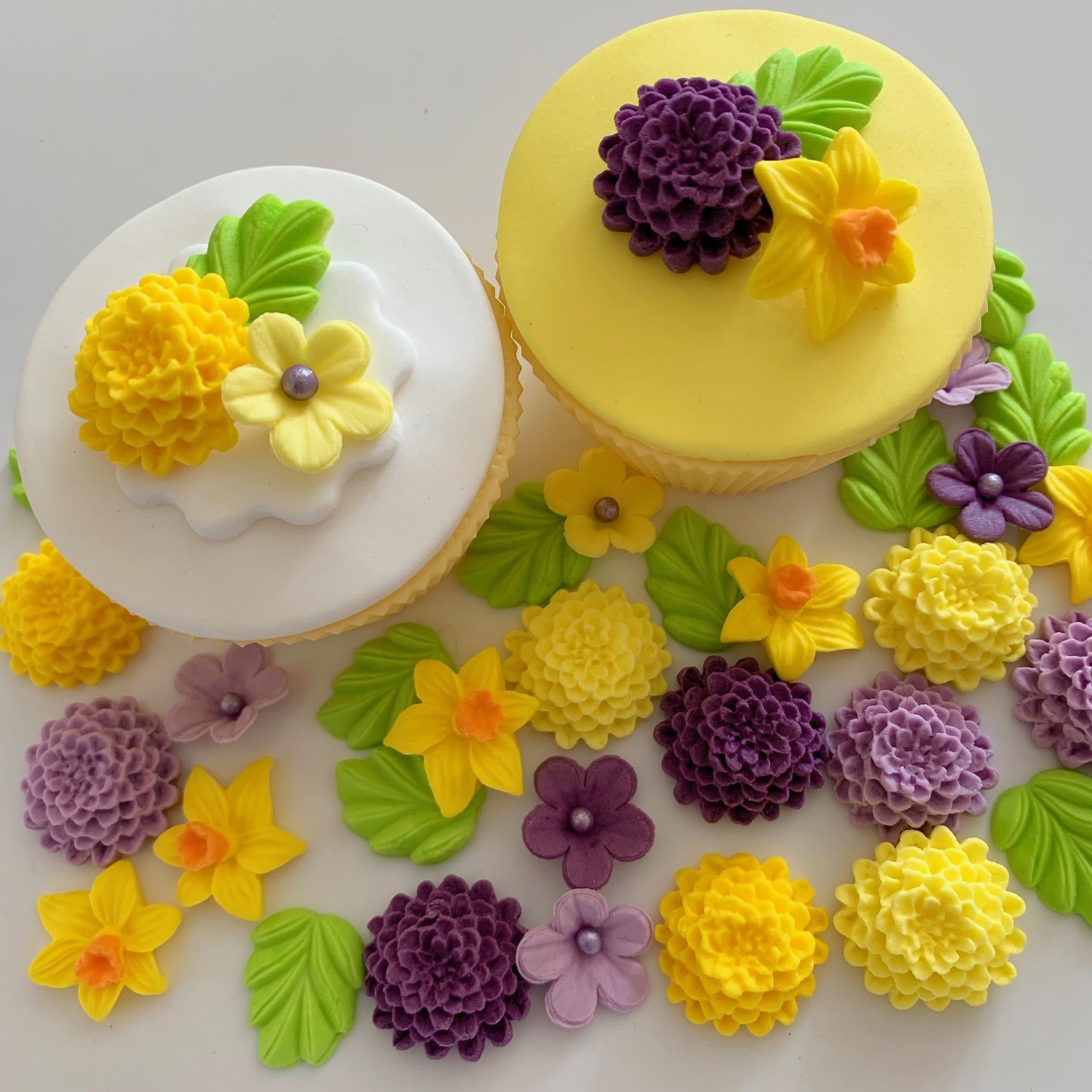 Edible Chrysanthemums Daffodils for Cakes