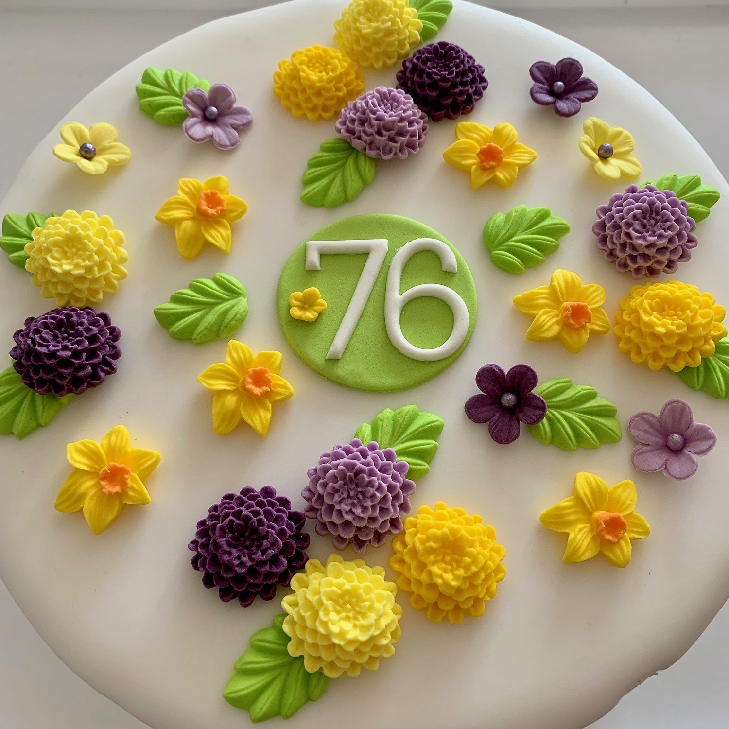 Easter Sugar Flowers Edible Cake Decorations