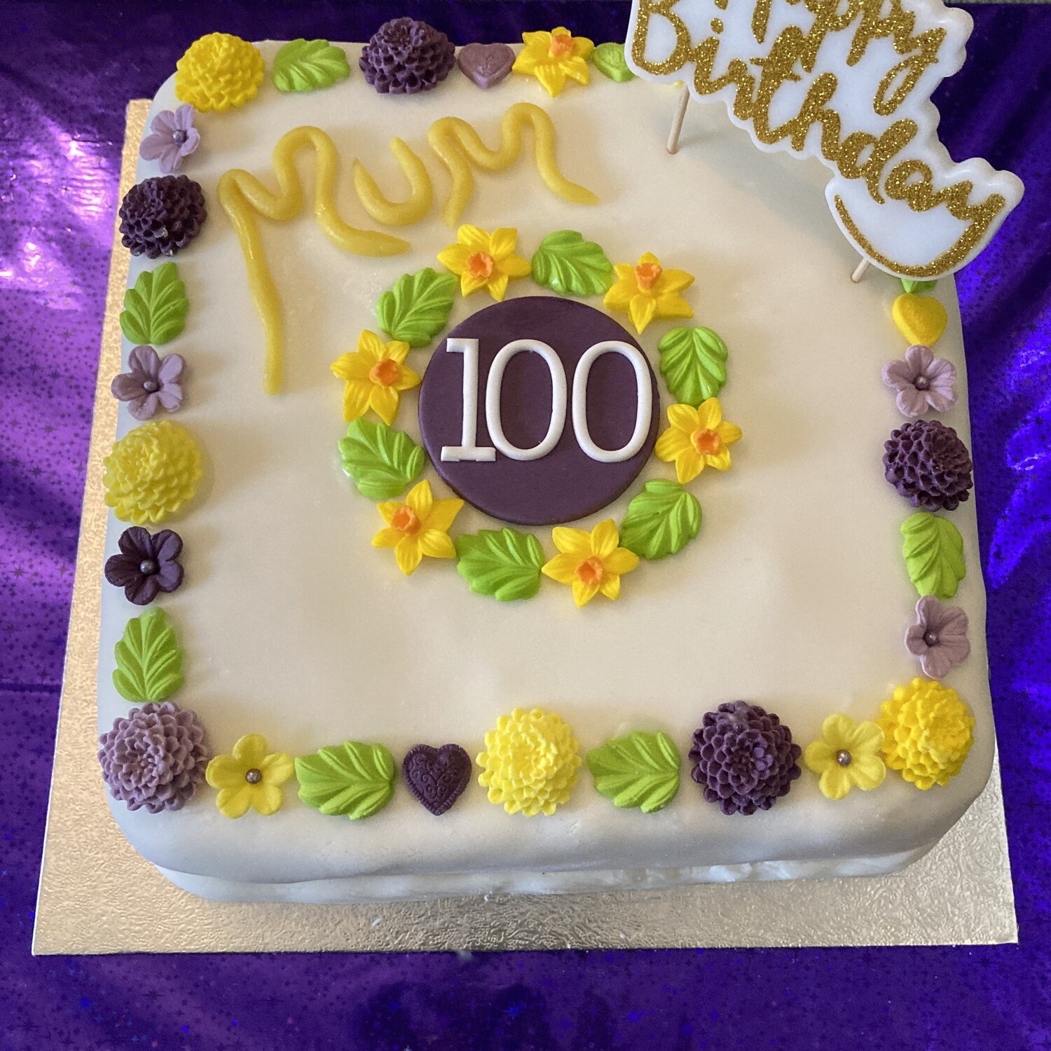 Sugar Flowers Easter Cake Decorations