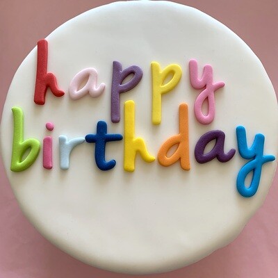 Happy Birthday Script Letters