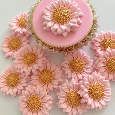 Golden Pink Sunflowers