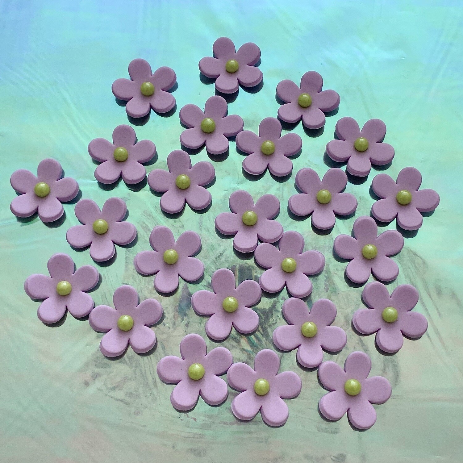 Lilac Cupcake Flowers