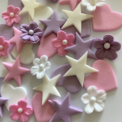 Lilac Pink White Birthday