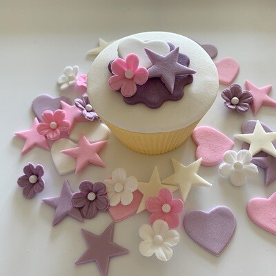 Lilac Pink White Birthday