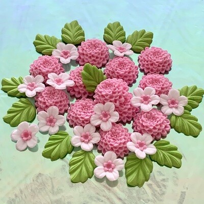 Pink Chrysanthemums