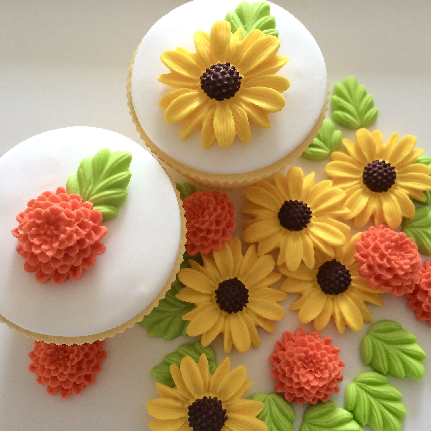 Yellow Daisies Orange Mums