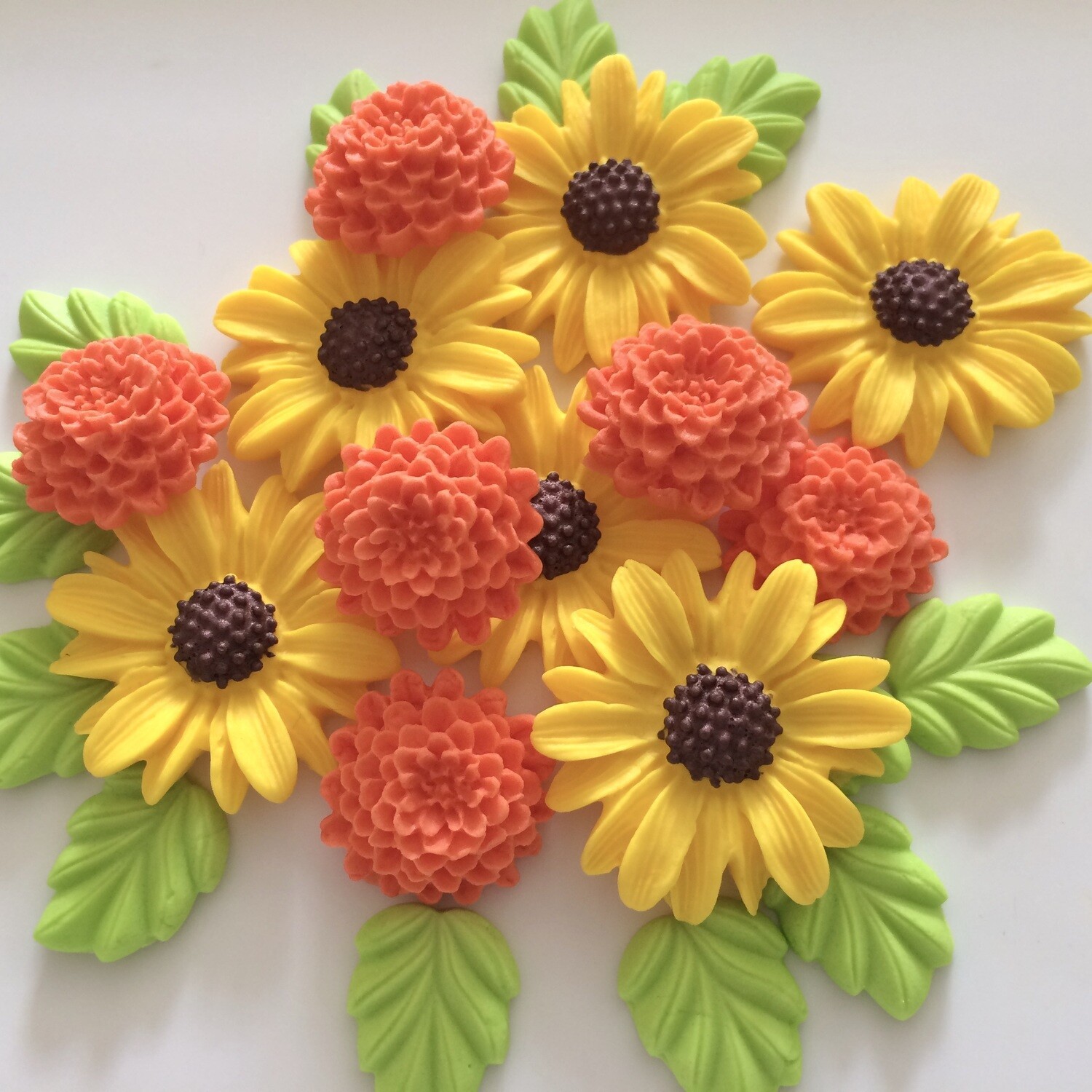 Yellow Daisies Orange Mums