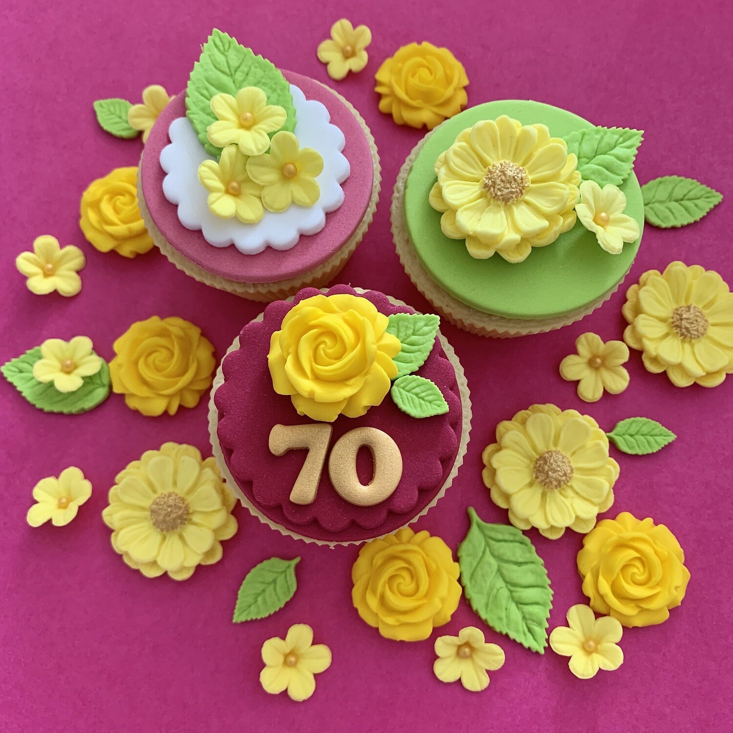 Yellow Birthday Blooms