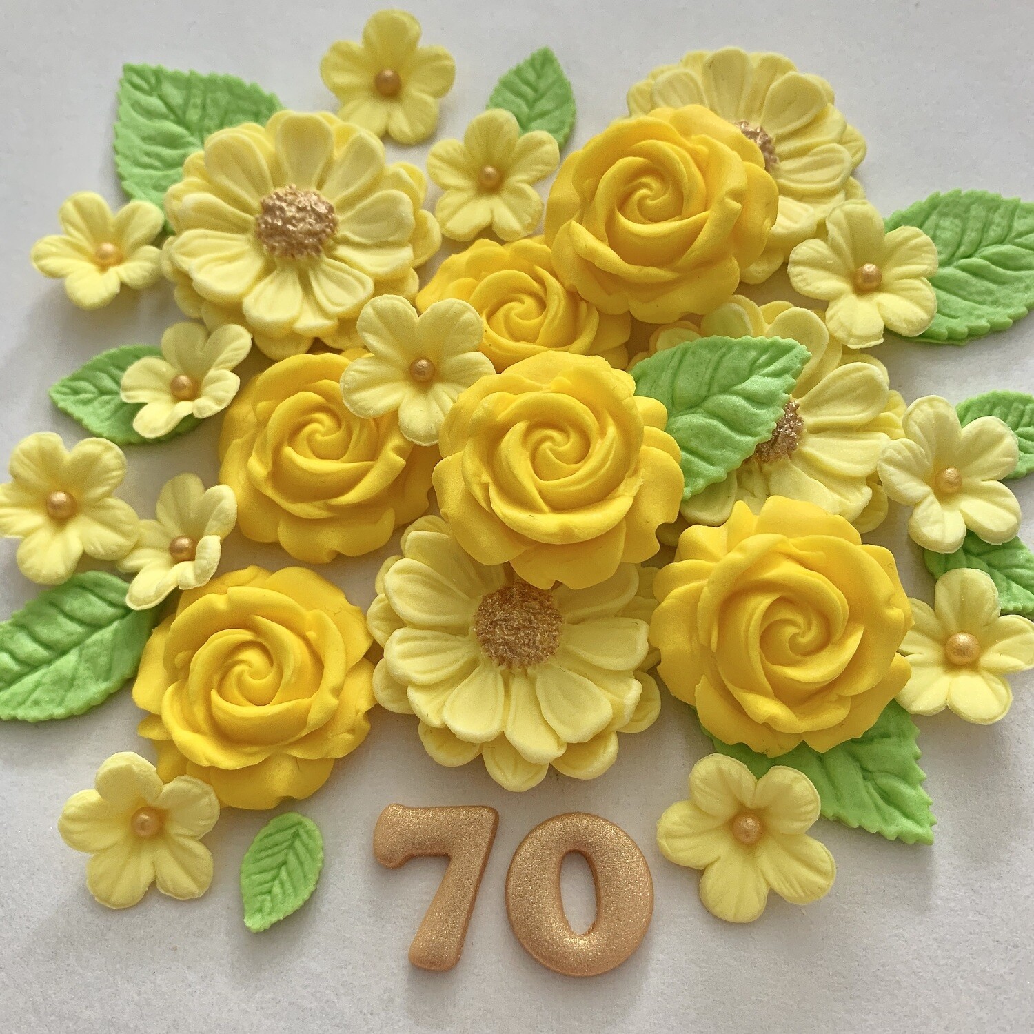 Yellow Birthday Blooms