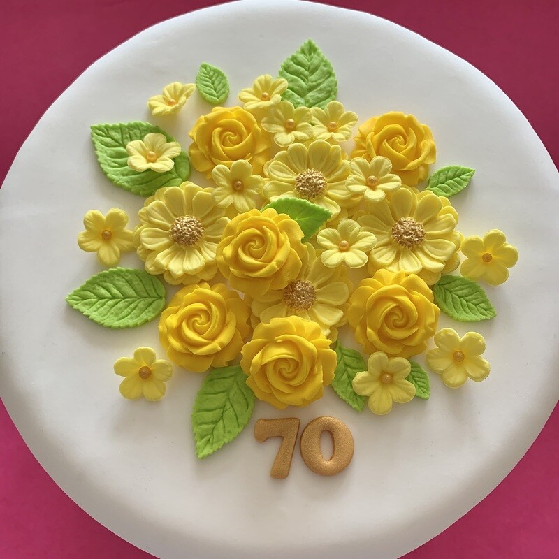 Yellow Birthday Blooms