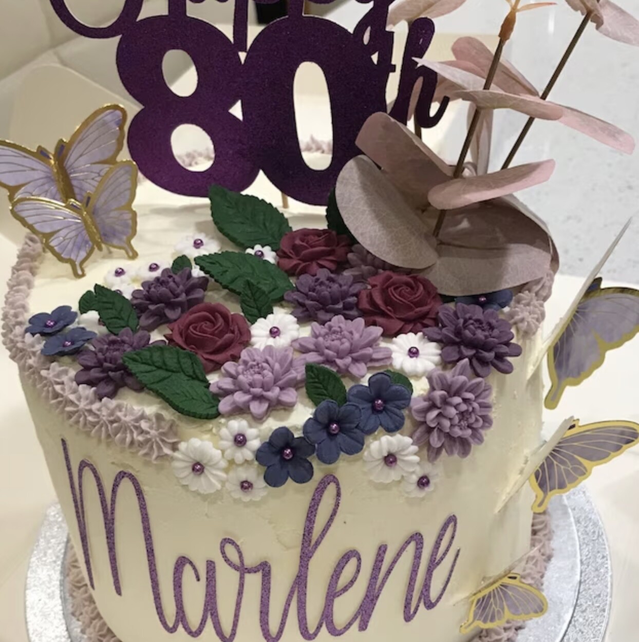 Purple Dahlia Bouquet