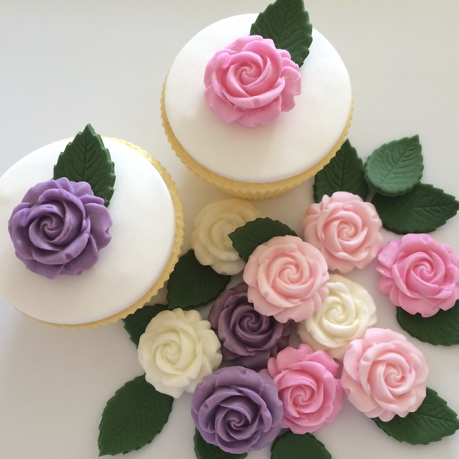 Lilac Pink Cream Roses