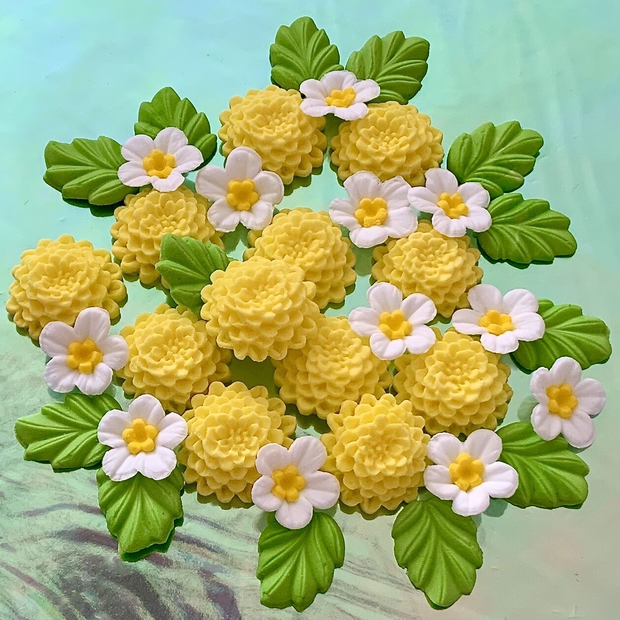 Lemon Chrysanthemums