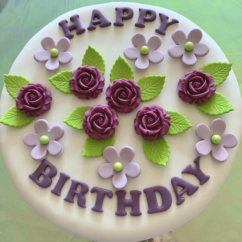 Magenta Birthday Flowers