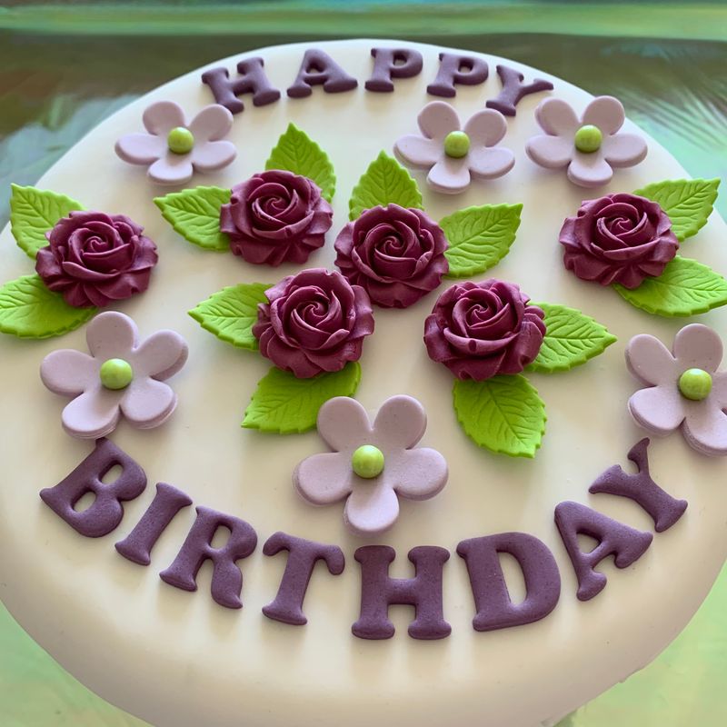 Magenta Birthday Flowers