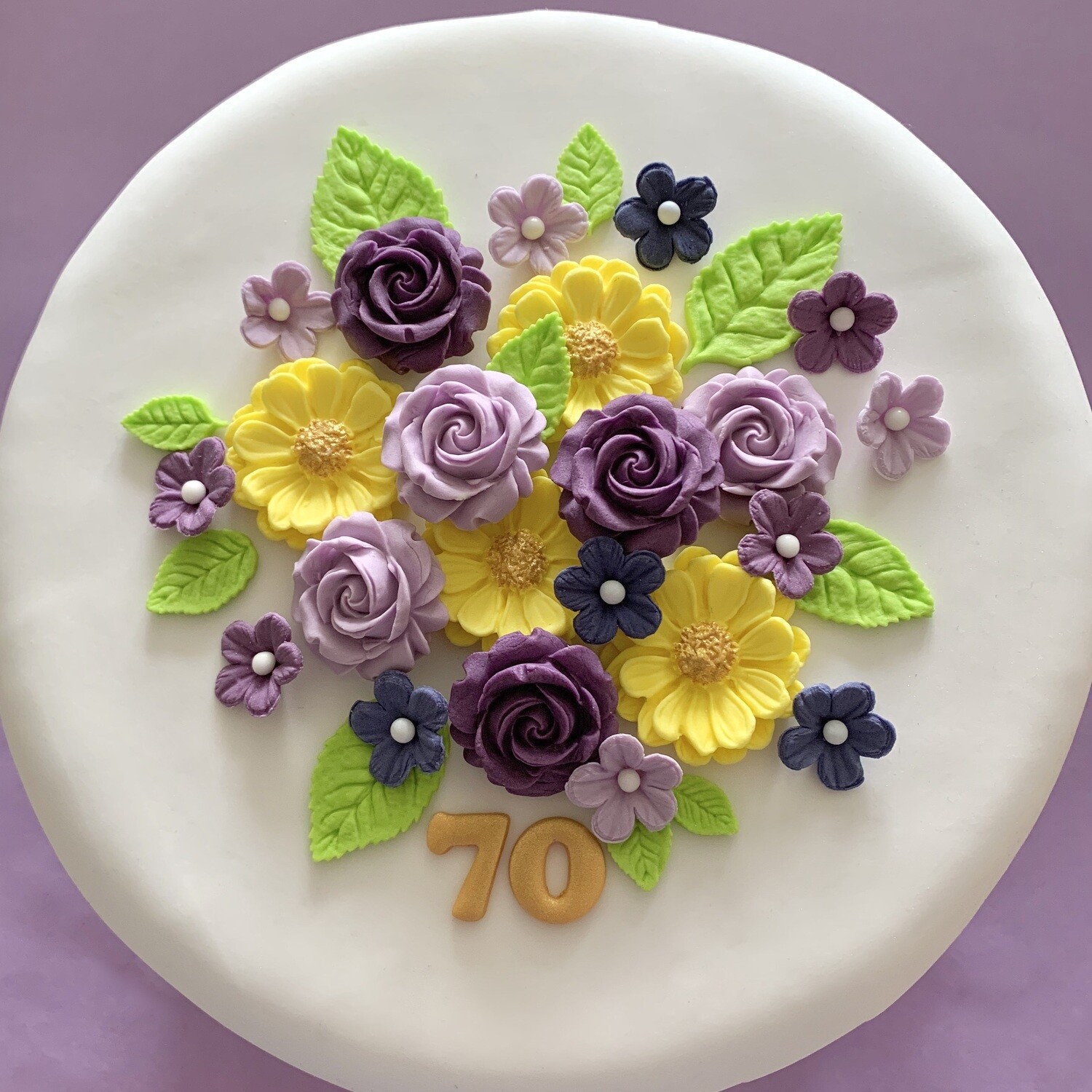 Edible Birthday Cake Flowers