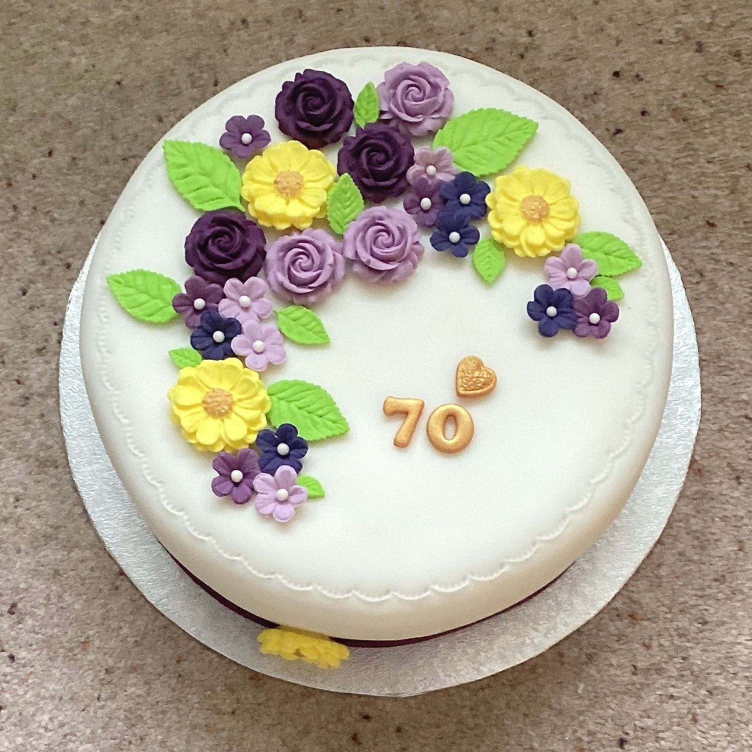 Purple Birthday Blooms