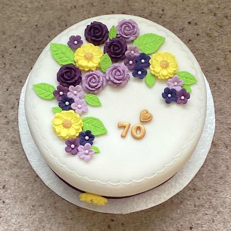 Purple Birthday Blooms