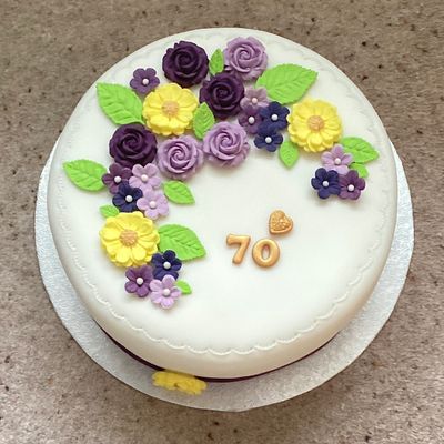 Purple Birthday Blooms