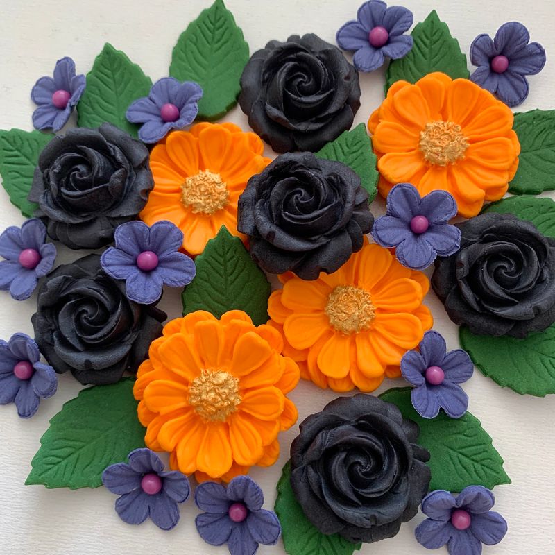 Halloween Rose Bouquet