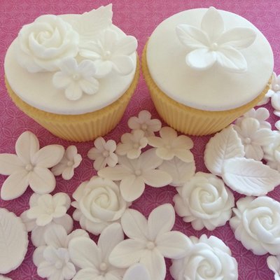 White Sugar Flowers