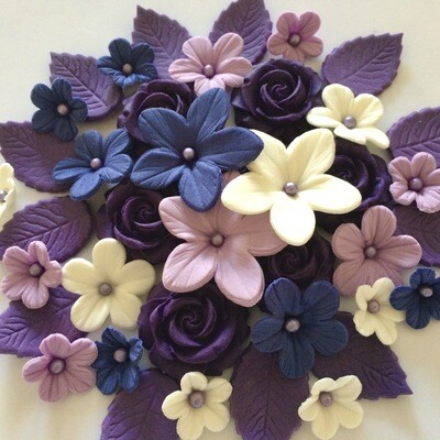 Love Purple Flower Bouquet