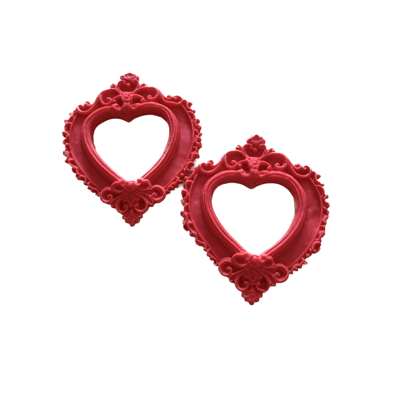 Red Heart Picture Frames