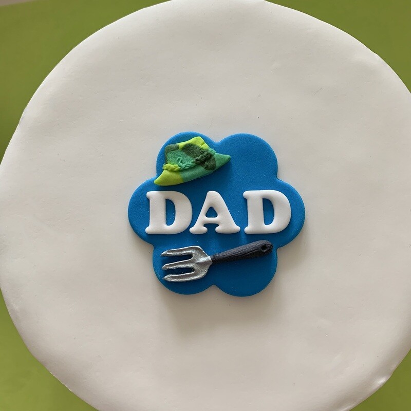Blue Dad Plaque