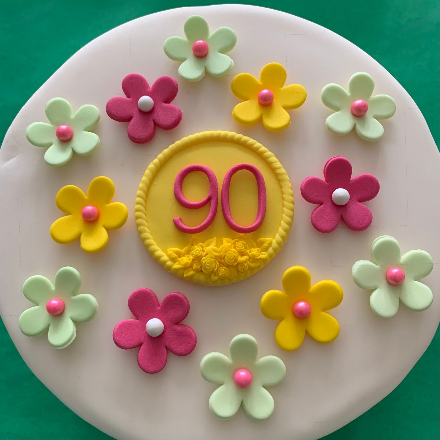 Round Decorated Number Plaque