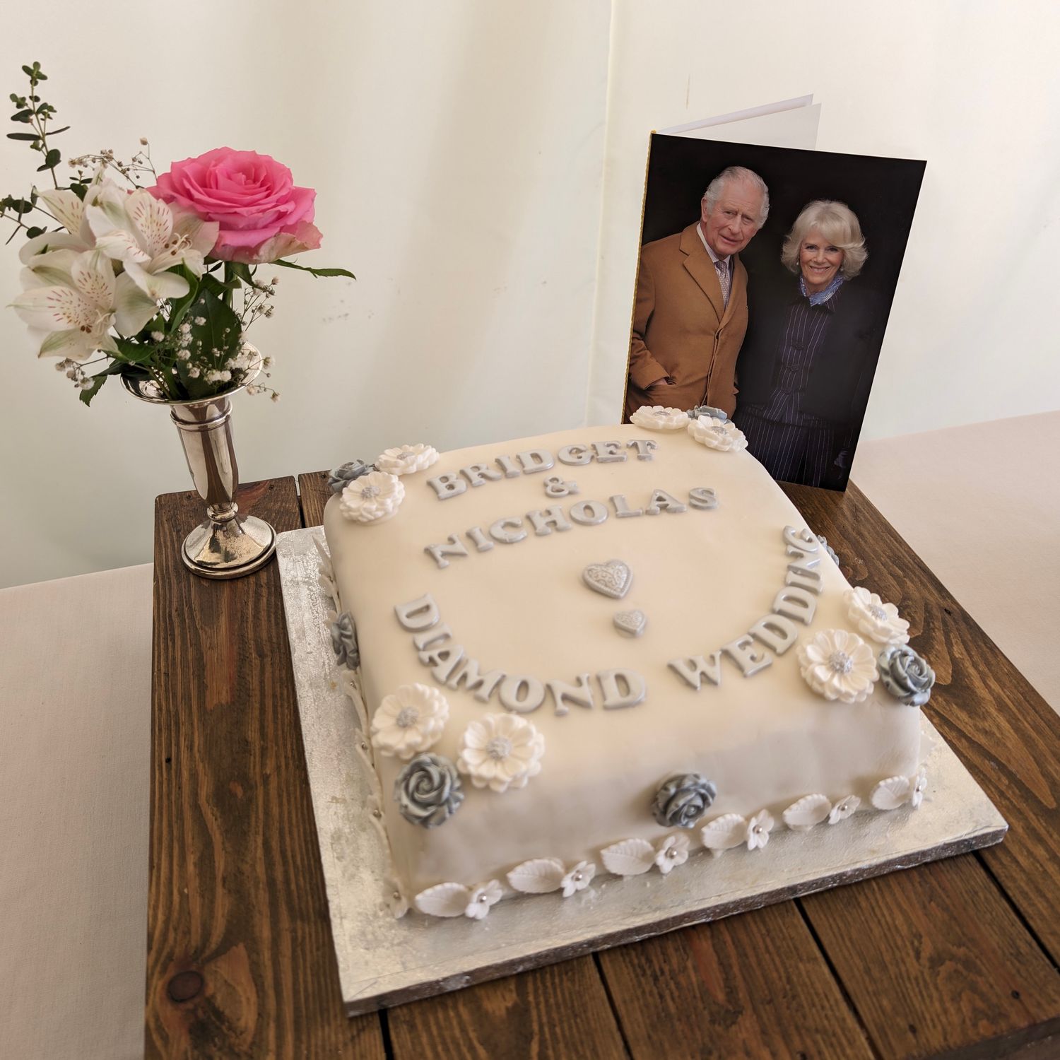 Diamond Wedding Rose Bouquet