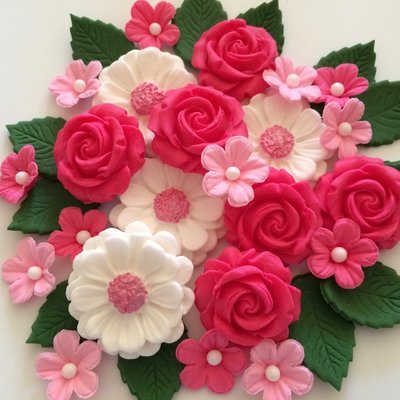 Deep Pink Rose Bouquet Deep Pink Rose Bouquet