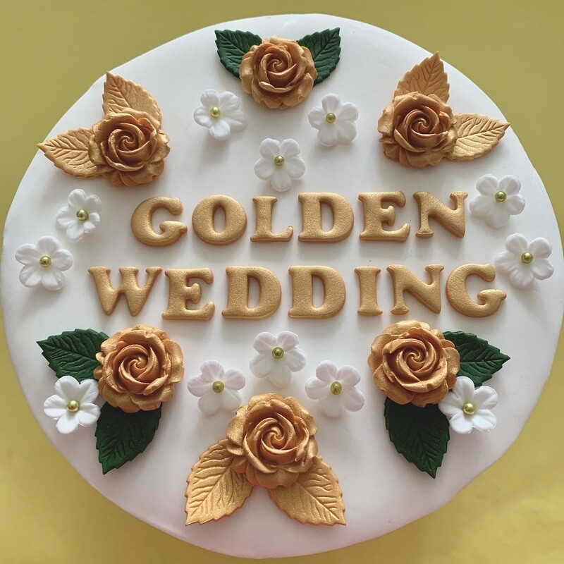 Golden Wedding Roses